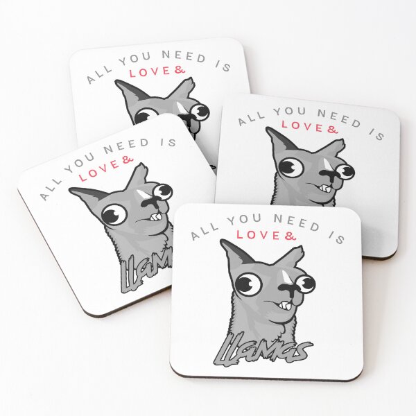 Item preview, All You Need Is Love and Llamas designed and sold by ProMySign.