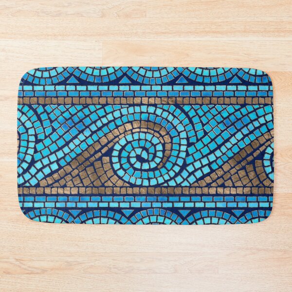 Item preview, Greek Mosaic Tile Ornament designed and sold by k9printart.