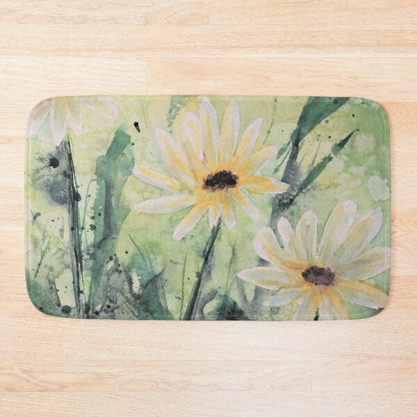 Item preview, Daisy Dance Modern Art Watercolor designed and sold by Karlena Lewin Studio.