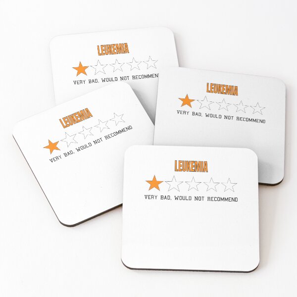Item preview, Leukemia Very Bad Would Not Recommend One Star Rating designed and sold by NadzeyaD.