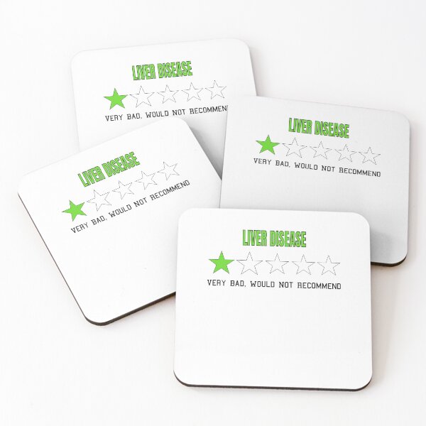 Item preview, Liver Disease Very Bad Would Not Recommend One Star Rating designed and sold by NadzeyaD.