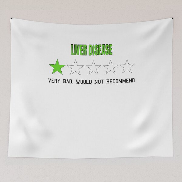 Item preview, Liver Disease Very Bad Would Not Recommend One Star Rating designed and sold by NadzeyaD.