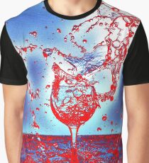 Spilled Wine Graphic T-Shirt