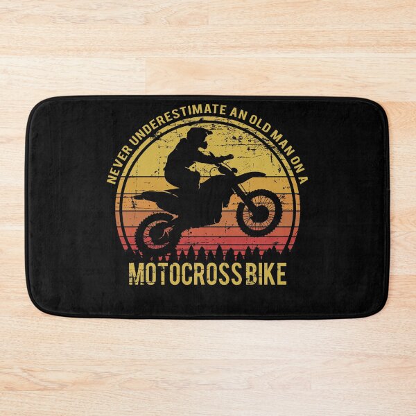 Item preview, Never Underestimate an Old Man On A Motocross Bike designed and sold by starider.