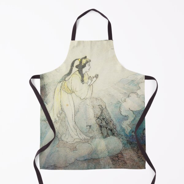 Item preview, Beautiful Oriental vintage illustration art - Warwick Goble designed and sold by Vintage Designs +.