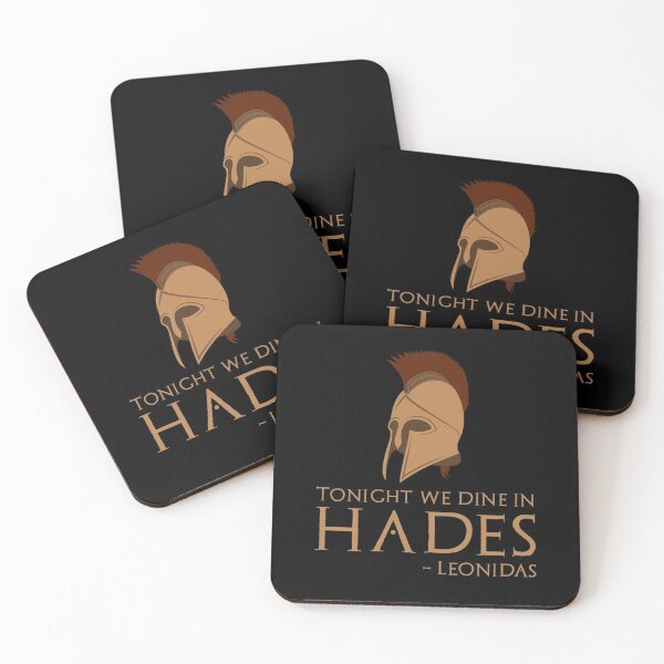Item preview, Tonight we dine in Hades - Battle Of Thermopylae - Leonidas Of Sparta designed and sold by Styrman.