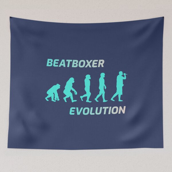 Item preview, Evolution of Beatboxer Beatbox Beatboxing Funny designed and sold by CuteDesigns1.