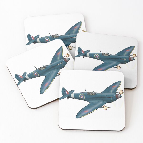 Item preview, Supermarine Spitfire Mk IX in experimental 'Libya Blue'  designed and sold by HushKit.