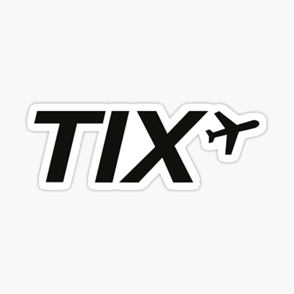Tix Stickers Redbubble - black tix roblox