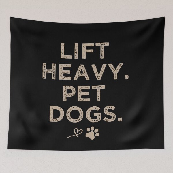 Item preview, Lift Heavy Pet Dogs Funny Dog Lover Gift For mom and women's dog owner for fitness and workout designed and sold by dianoo.