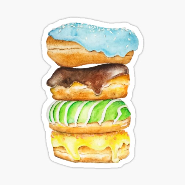 Stack Of Donuts Sticker