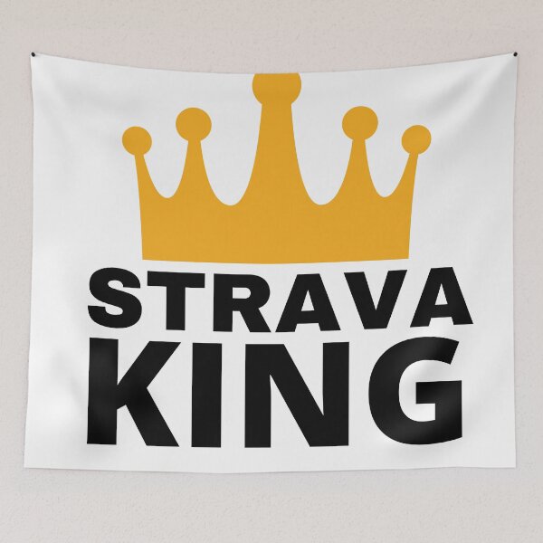 Item preview, Strava King Sticker/Magnet (Black) designed and sold by thelastavo.