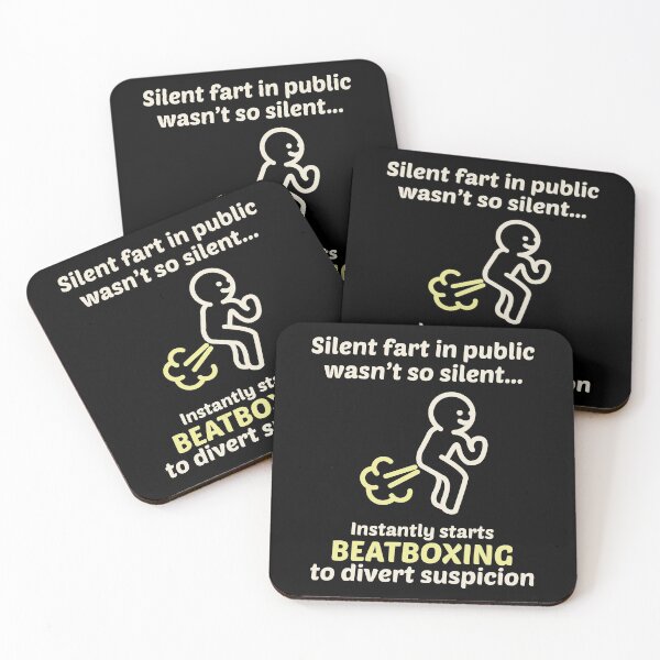 Item preview, Beatbox Beatboxing Beatboxer Fart Funny Humour designed and sold by CuteDesigns1.
