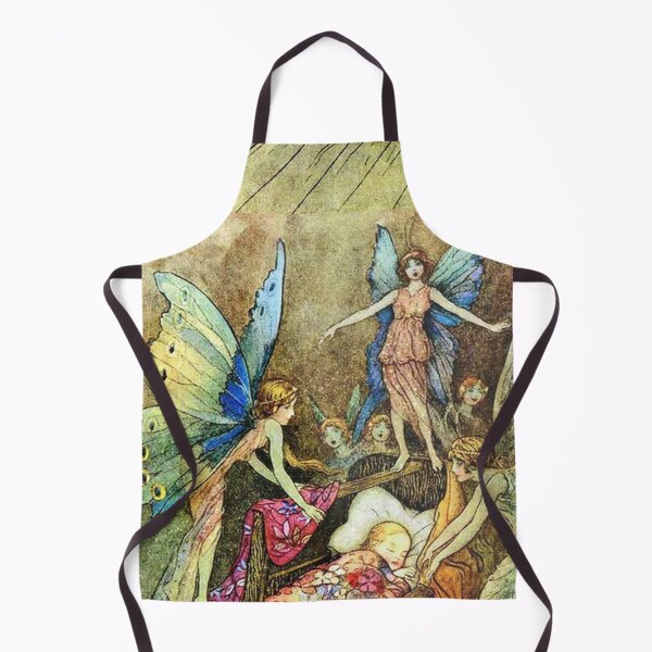 Item preview, Fairy glen vintage illustration art - Warwick Goble designed and sold by Vintage Designs +.