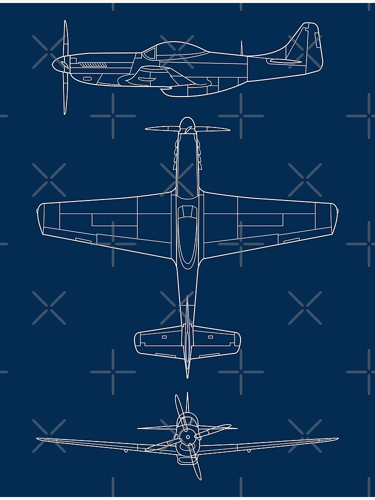 segolike Maquette D'assemblage D'avion P-51 de La Seconde Guerre