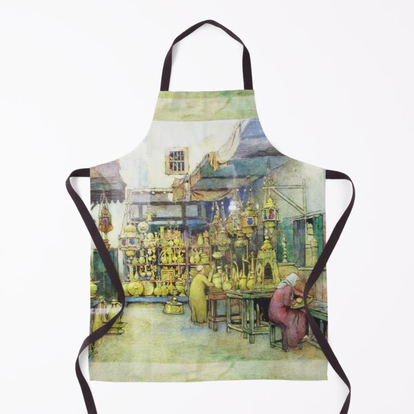 Item preview, Indian market street spirit illustration - Warwick Goble designed and sold by Vintage Designs +.