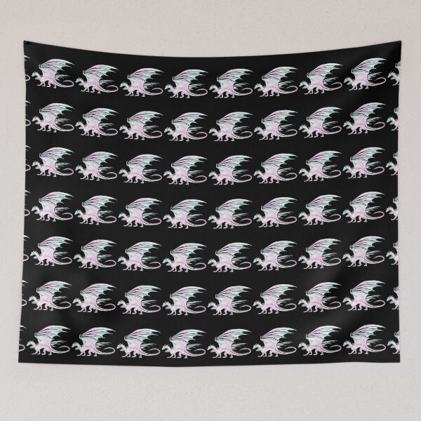 Item preview, Dragon pink and blue clouds art -  dragon designed and sold by Photography-Art.