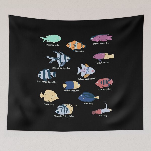 Item preview, Coral Reef Tropical Fish In Saltwater Aquariums Fish Tank designed and sold by JokeGysen.