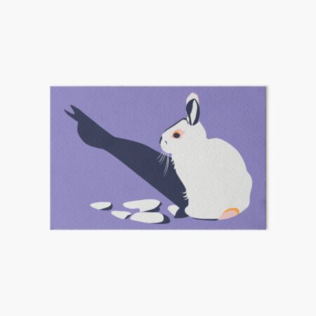 Item preview, Bunny Footprints in the snow - white designed and sold by Linda Sholberg.