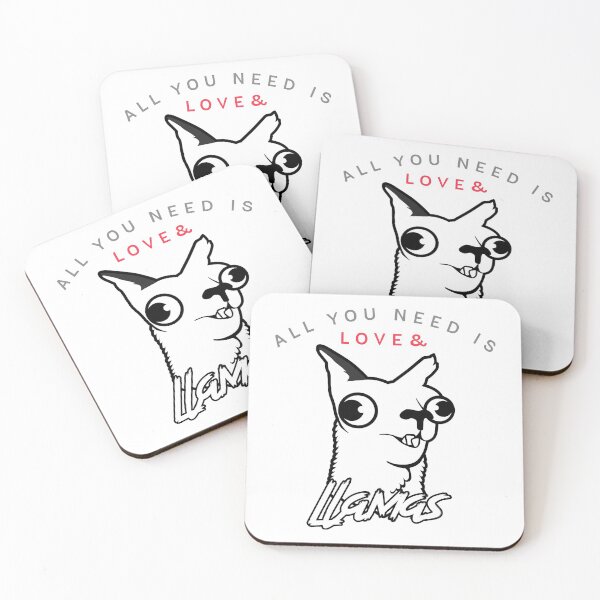 Item preview, All You Need Is Love and Llamas designed and sold by ProMySign.