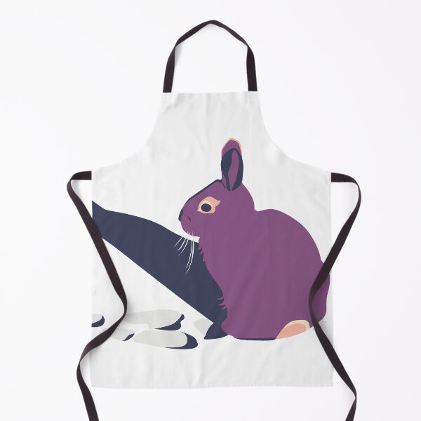 Item preview, Bunny Footprints in the snow - purple designed and sold by Linda Sholberg.