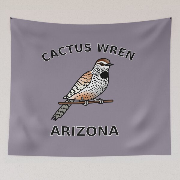 Item preview, Cactus Wren, State Bird of Arizona designed and sold by denip.