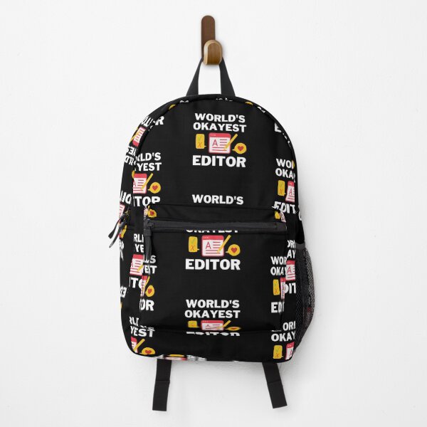 Item preview, World's Okayest And Best Editor designed and sold by livegood.