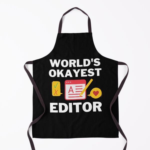 Item preview, World's Okayest And Best Editor designed and sold by livegood.