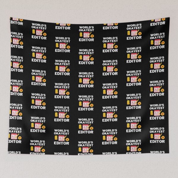 Item preview, World's Okayest And Best Editor designed and sold by livegood.