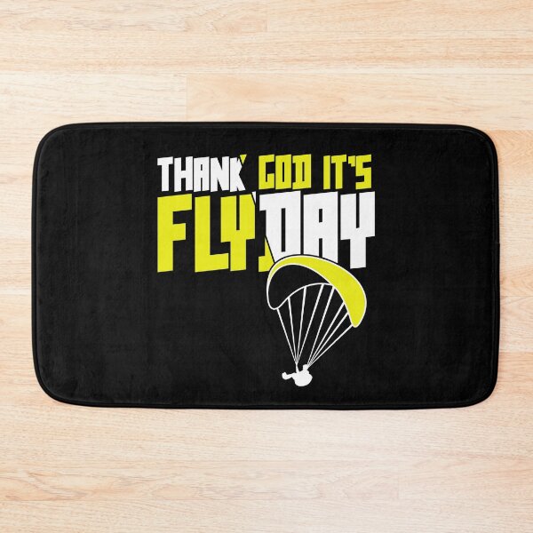 Item preview, Thank God It's Flyday, funny saying for paragliding pilots designed and sold by emmjott.