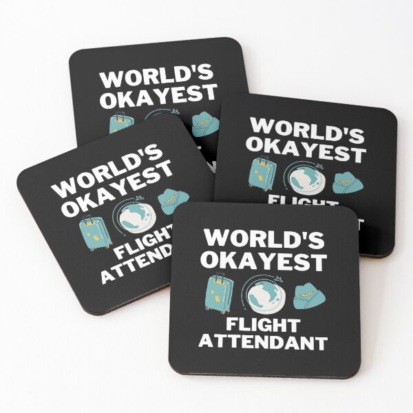 Item preview, World's Okayest And Best Flight Attendant designed and sold by livegood.