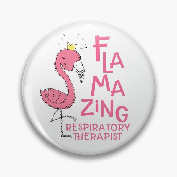 Item preview, Flamazing Respiratory Therapist - Flamingo designed and sold by Meliafroggy.
