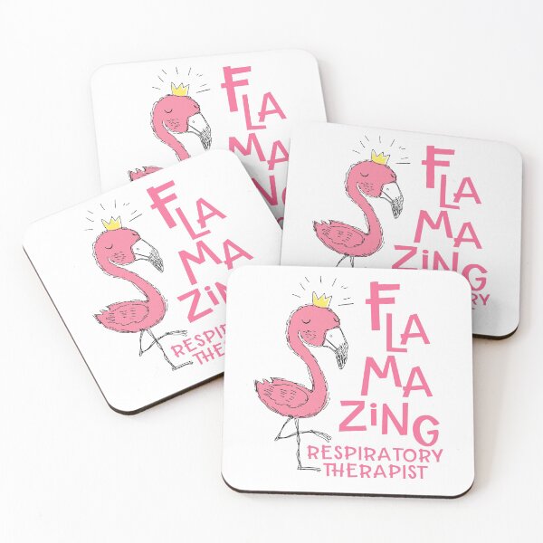 Item preview, Flamazing Respiratory Therapist - Flamingo designed and sold by Meliafroggy.