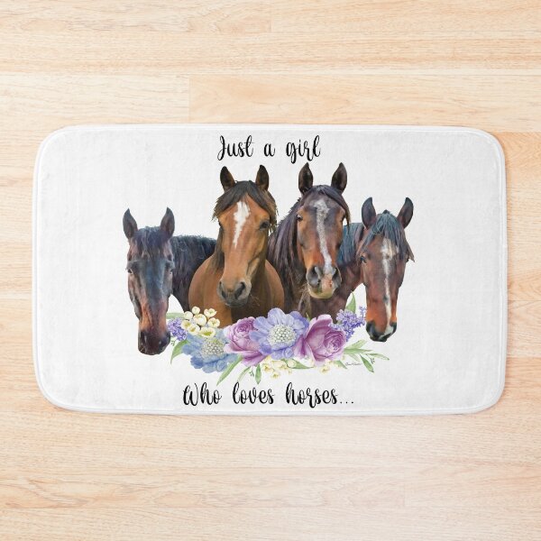 Item preview, Just A Girl Who Loves Horses A designed and sold by Jean Plout.