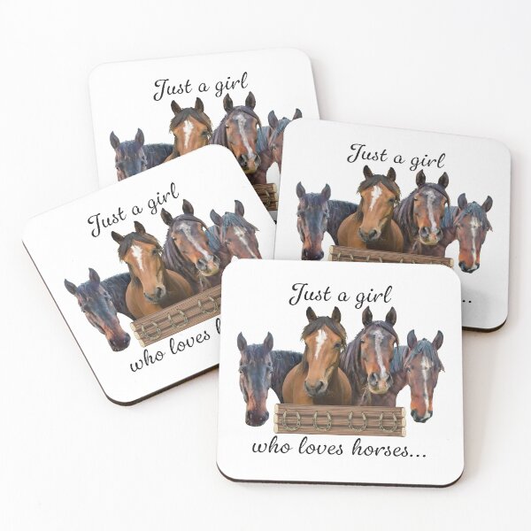 Item preview, Just A Girl Who Loves Horses B designed and sold by Jean Plout.