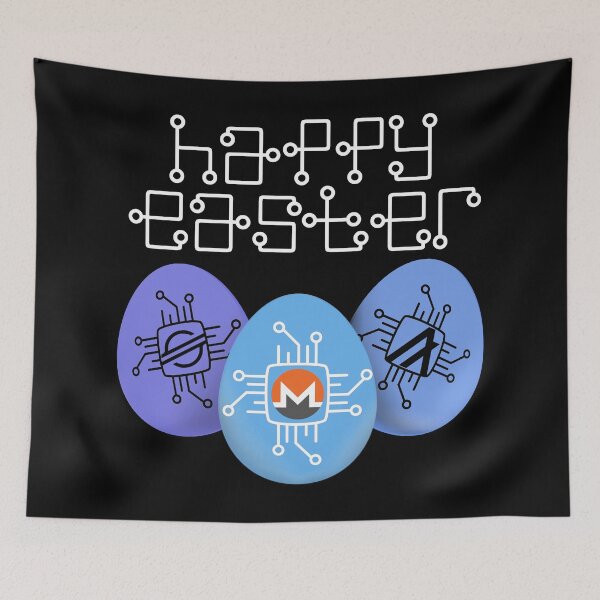 Item preview, Monero Algorand and Stellar Hodlers - a great gift for every cryptocurrency investor for Easter 2021 designed and sold by hyggekrog.