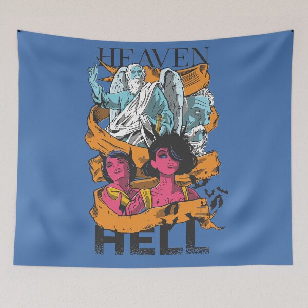 Item preview, Colorful Heaven And Hell  designed and sold by TeesByMark.