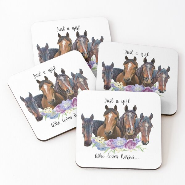 Item preview, Just A Girl Who Loves Horses A designed and sold by Jean Plout.