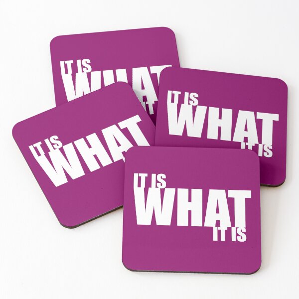 Item preview, It Is What It Is -White designed and sold by cjgraphic.