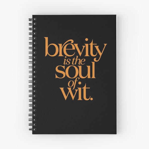 Item preview, brevity is the soul of wit v.1 designed and sold by x1brett.