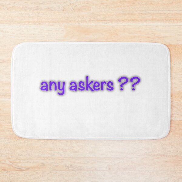 Item preview, any askers sticker designed and sold by mozax.