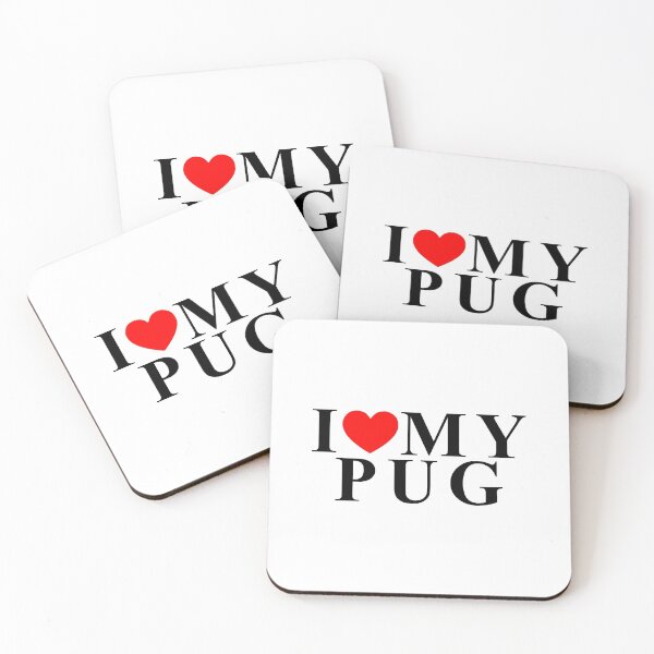 Item preview, I love my Pug designed and sold by equiliser.