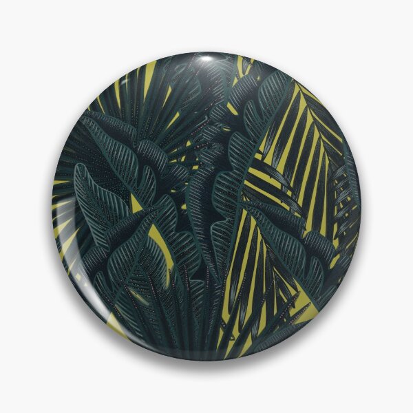 Item preview, Tropical seamless stylized concept digital print with pink flamingos, tropical green leaves, areca, banana leaves, rainforest plants. designed and sold by ANAKOTO.