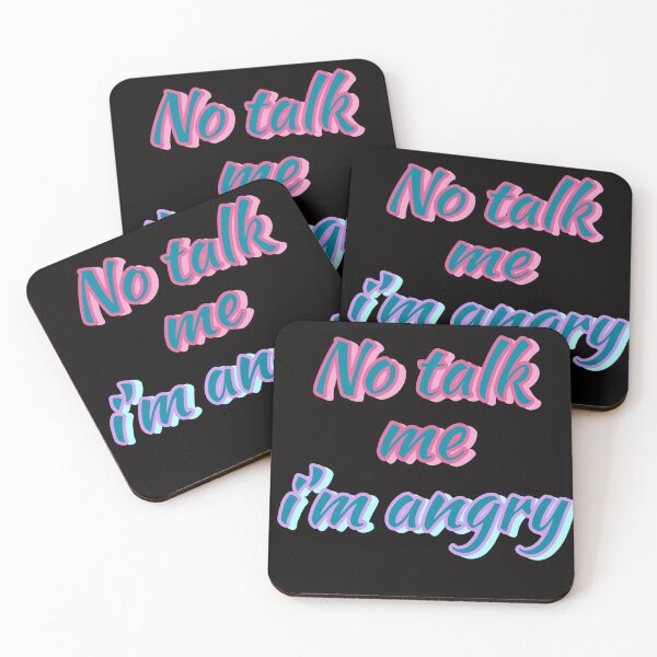 Item preview, NO TALK ME IM ANGRY designed and sold by Happy  Soul Store.