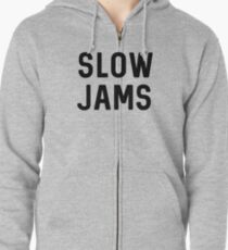 langsame Staus Hoodie mit Reißverschluss