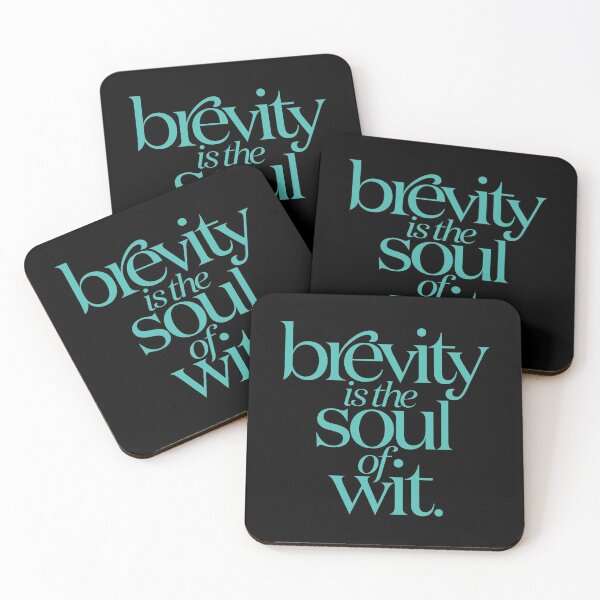 Item preview, brevity is the soul of wit v.2 designed and sold by x1brett.