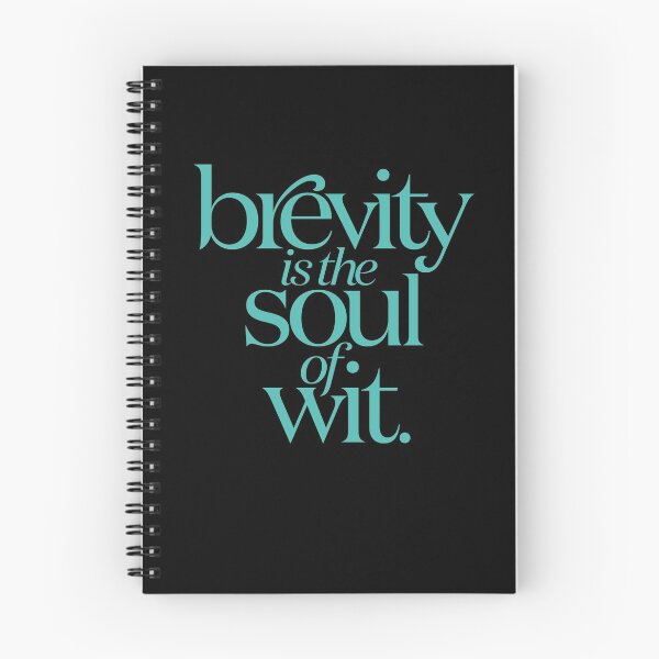 Item preview, brevity is the soul of wit v.2 designed and sold by x1brett.