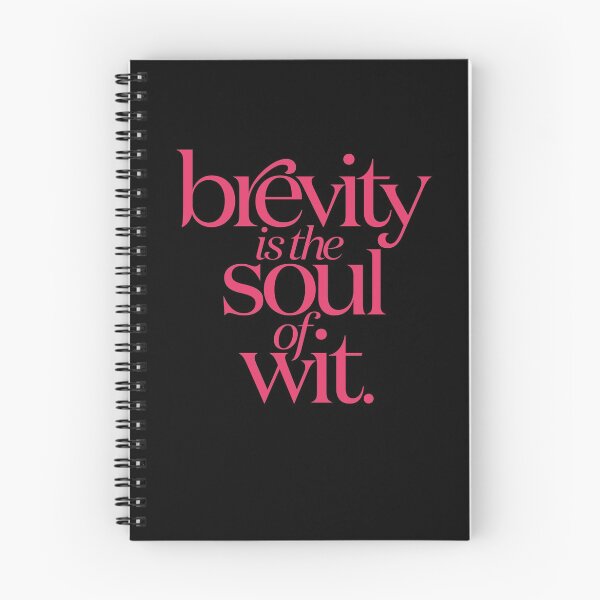 Item preview, brevity is the soul of wit v.4 designed and sold by x1brett.