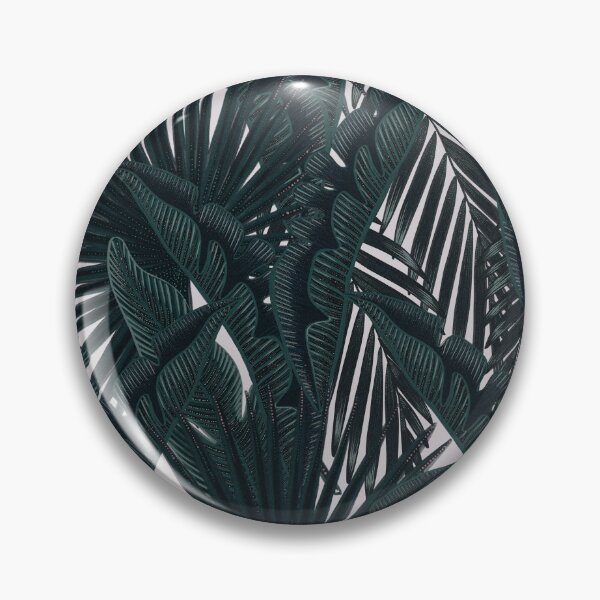 Item preview, Tropical seamless stylized concept digital print with  tropical green leaves, areca, banana leaves, rainforest plants. designed and sold by ANAKOTO.