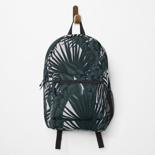Item preview, Tropical seamless stylized concept digital print with  tropical green leaves, areca, banana leaves, rainforest plants. designed and sold by ANAKOTO.